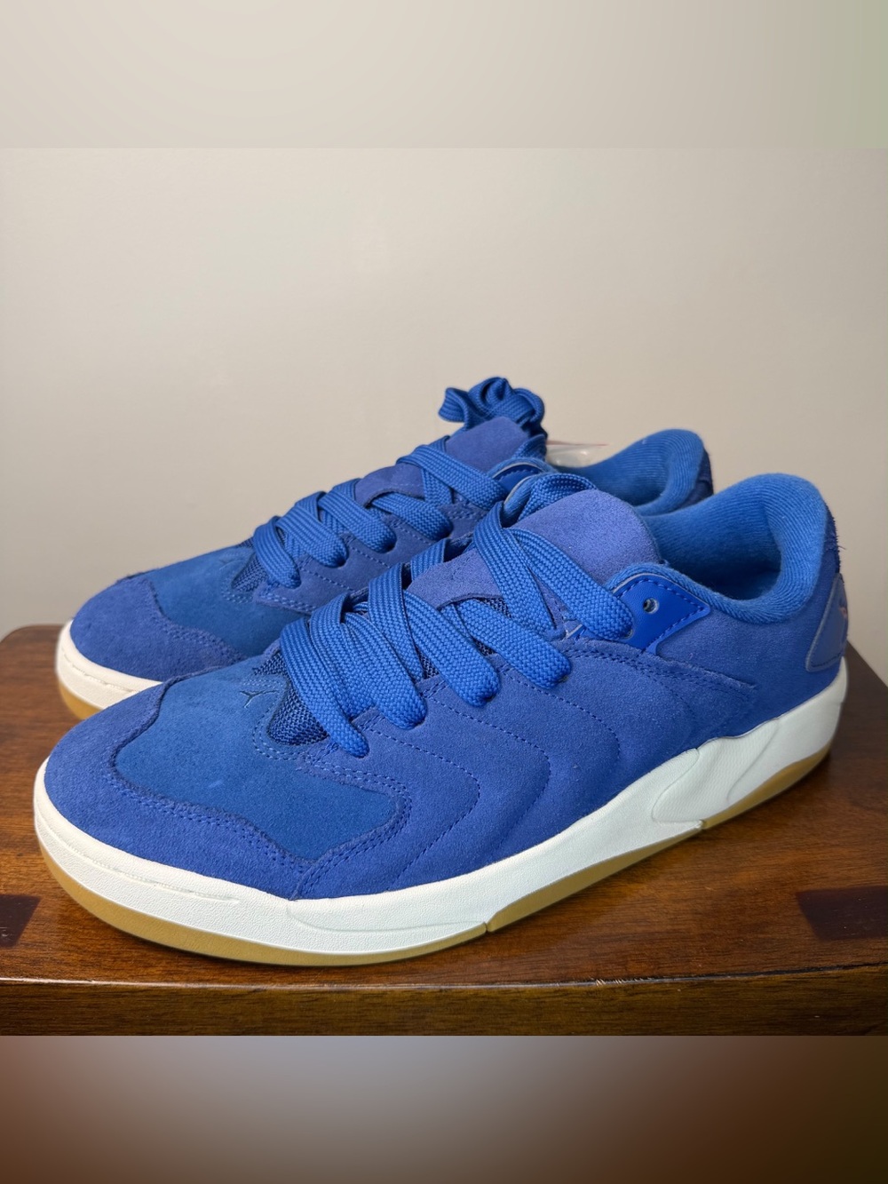 Jordan Session Storm Blue IB3731-400 Men’s Size 13 Suede Sneakers New No Box